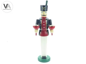 45cm Wachsoldat / Wächter Räuchermann Kerzen-Halter-Ständer Holzfigur - Bild 1 von 7