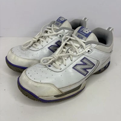 Tenis New Balance 806 para mujer talla 9 blanco púrpura entrenamiento cruzado Foto 1 de 4