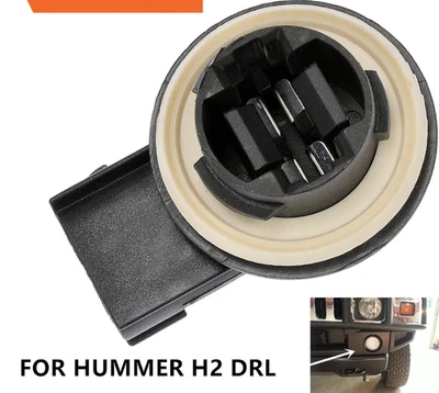 ONE DRL Socket for Hummer H2 Front Bumper Daytime Running Light Connector Holder - Image 1 of 4