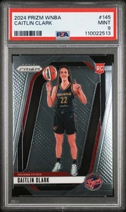 PSA 9 2024 Panini Prizm WNBA Caitlin Clark Variation Rookie RC #145 - Picture 1 of 2