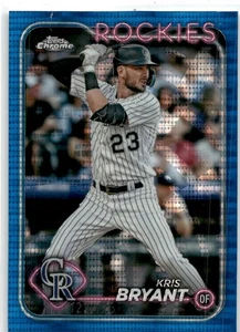 2024 Topps cromo Kris Bryant #179 refractores de sonar azul #/125 SN - Imagen 1 de 2