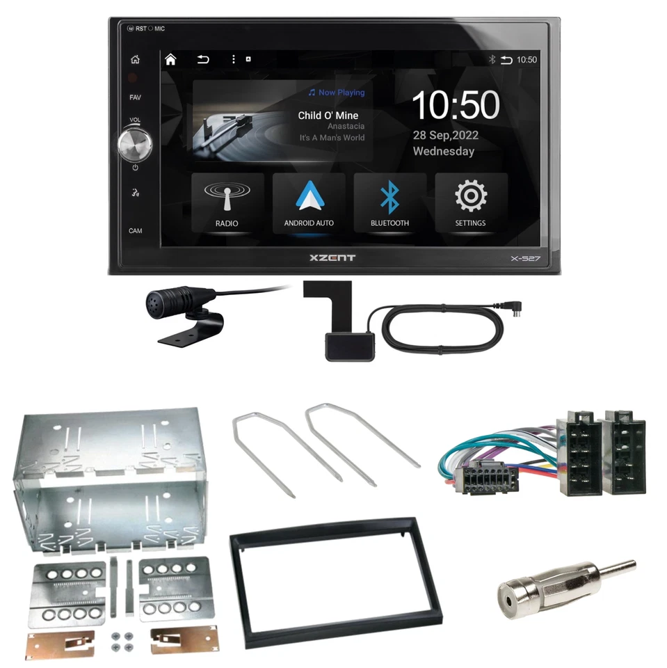 Xzent X-527 Android Auto CarPlay DAB Einbauset für Peugeot 307 Citroen C2 C3 - Bild 1 von 1
