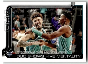 Baloncesto Topps 2025-26 - Hornets Duo tiene una picadura poderosa #283 - Imagen 1 de 2