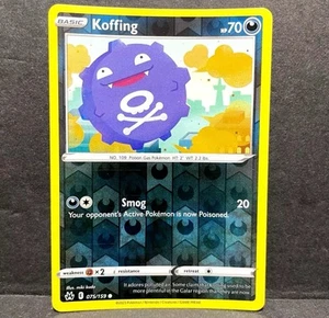 Pokémon Crown Zenith Koffing 075/159 2023 holo inverso (común) - Imagen 1 de 1