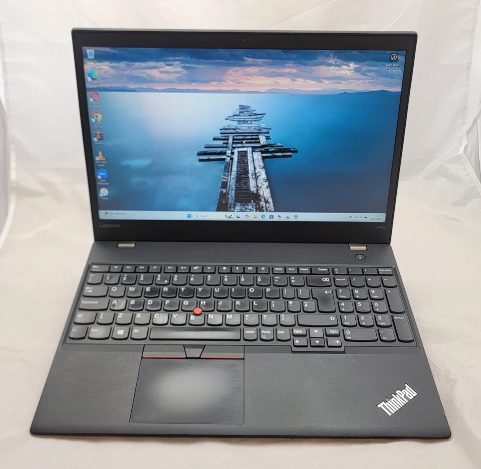 Lenovo P51s i7 7th Gen - 256GB SSD - 16GB RAM - FHD 15.6" Nvidia Quadro - Win 11 - Image 1 of 4
