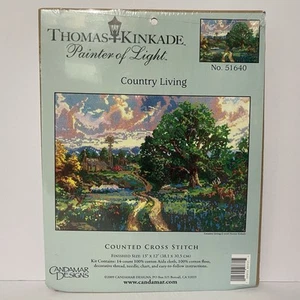 Thomas Kinkade Country Living Candamar Designs Cross Stitch Kit 51640 - Picture 1 of 4