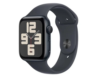 Apple Watch SE 2nd Gen 44mm - Midnight Aluminum - GPS Only - M/L Band. A8 - Image 1 of 4