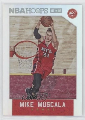 2015-16 Panini NBA Hoops Silver /299 Mike Muscala #16 - Image 1 of 2