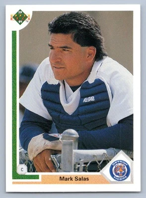 1991 Upper Deck Mark Salas #205 Detroit Tigers - Image 1 of 2