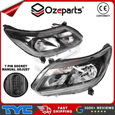 Set Pair LH+RH Head Light Front Lamp For Holden Trailblazer RG SUV 2016~2020 LT - Image 1 of 4