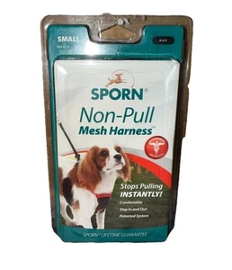 Sporn No Pull Dog Harness for Small Dogs, Black Mesh Dog Harness, Durable Nylon - Picture 1 of 2
