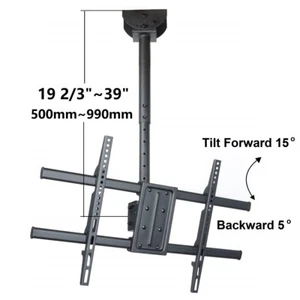 Tilt Ceiling Mount for most 39 40 42 43 46 48 50 55 60 65 70" LED HDTV 4K TV 1VW - Picture 1 of 10