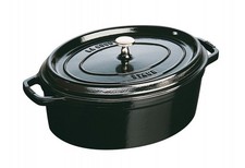 40510-639-0 Casseruola Cocotte 4103101 ovale 31 cm Nero lucido Staub