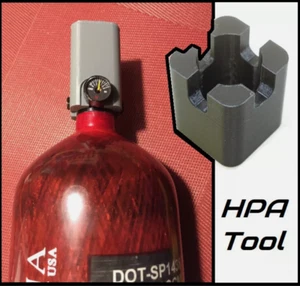 HPA Ventilregler Entferner Werkzeug für Paintball Lufttanks - Bild 1 von 3