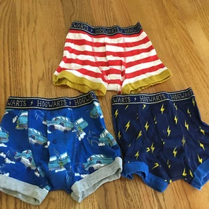 NEW Mini Boden 3-4T Harry Potter 3 Pack Boxer Briefs Underpants Cotton Underwear - Picture 1 of 6