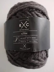 K+C Alpine Dark Gray Yarn Dye Lot 633607 Wool Polyester Blend - Picture 1 of 3