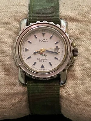 MOVODO s - ESQ 潜水手表 瑞士石英 Esquire - 全新电池 — 第 1/4 张图片