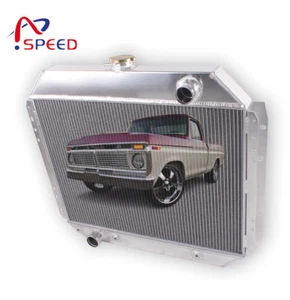 3 ROW RADIATOR For 1966-1979 Ford F-Series F100 F150 F250 F350 78-79 Bronco 400 - Picture 1 of 9