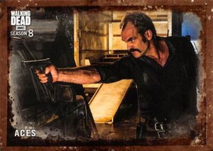 2018 Topps AMC Walking Dead Season 8 BROWN #86 Aces Simon SER NUM 29/50 🔥