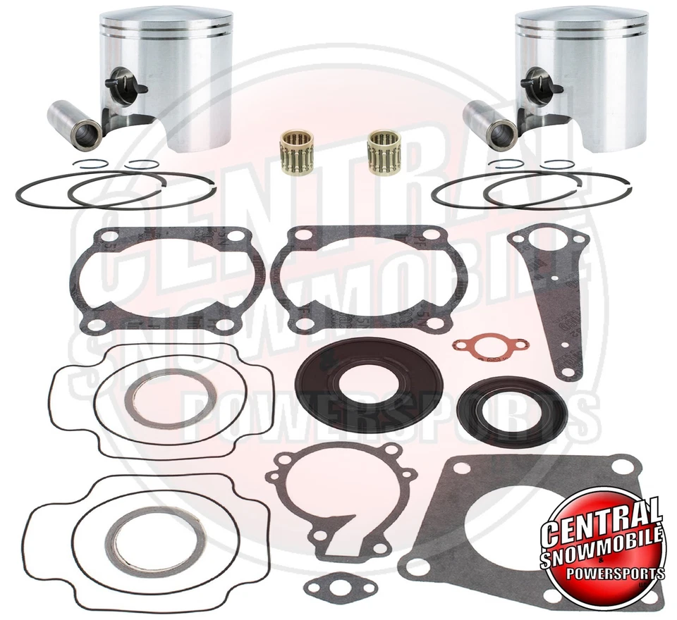 Complete Rebuild Kit & Seals Yamaha 540 VMax 83-87 VMX540 Snowmobile 73mm (STD) - Image 1 of 1