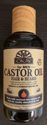 ACEITE DE RICINO OOKAY ACEITE DE CRECIMIENTO Y FORTALECIMIENTO DEL CABELLO Y LA BARBA 4 oz ENVÍO GRATUITO Foto 1 de 3
