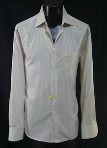 Canali Shirt 16-36 Pink Stripes Spread Collar - Picture 1 of 5