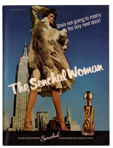 vintage 1980s magazine print ad The Senchal Woman perfume fragrance sexy model - Picture 1 of 1