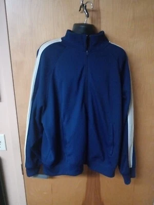 Athletic Works Men’s Track Jacket Blue Size 3XL Zipper - Image 1 of 4