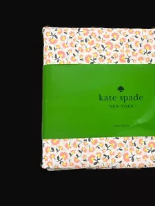 Kate Spade QUEEN Sheet Set Cotton Percale Floral Coral 🪸 - Picture 1 of 2