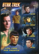 ANTIGUA E BARBUDA 2008 Cinema, Star Trek (I) 4v MNH**