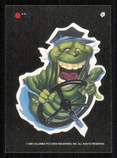 1989 Topps Ghostbusters II Stickers #1 Slimer Driving Bus