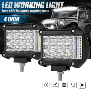 AUXBEAM 4" pulgadas LED punto inundación combo conducción trabajo techo barra de luz ATV UTE todoterreno - Imagen 1 de 12
