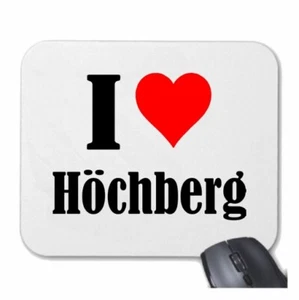 MOUSEPAD Mauspad I Love Höchberg Ich Liebe Höchberg - Bild 1 von 1
