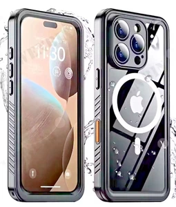 IP68 Waterproof Case For iPhone 16 15 14 Pro Max Plus Full Body Protective Cover - Picture 1 of 4