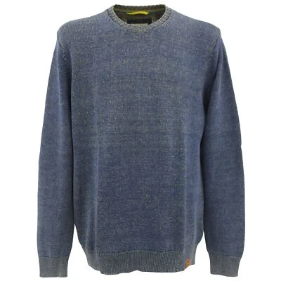  CAMEL ACTIVE Herren Pulli Pullover Strick Rundhals blau meliert 25827 - Bild 1 von 2