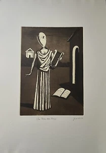 La Musa Della Storia 1970 Hand Signed Engraving By Giorgio De Chirico ( 4th ) - Picture 1 of 5