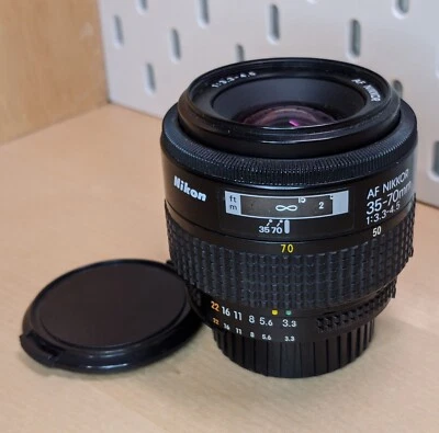 Obiettivo Nikon AF Nikkor 35-70mm f3.3-4.5 macro lens nikon af mount full frame - Image 1 of 4