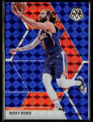 2019-20 Panini Mosaic #158 Ricky Rubio Blue Prizm #/99 - Image 1 of 2