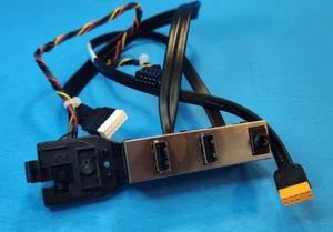 HP ProDesk 280 G2 MT Desktop Power Switch Button USB Audio Front IO Panel Cables - Afbeelding 1 van 1
