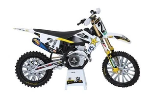 NewRay Modelo Bicicleta Modelo Moto Husqvarna FC450 Rockstar J. Anderson #21 1:12 - Imagen 1 de 2