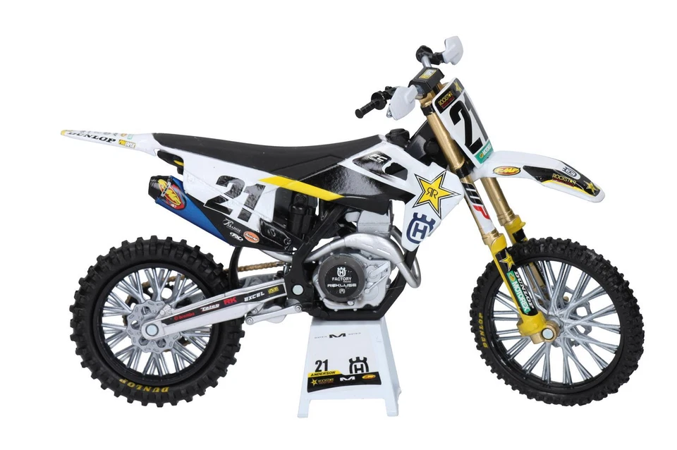 NewRay HUSQVARNA JASON ANDERSON 1 12 Die-Cast Motocross MX Toy Model Bike