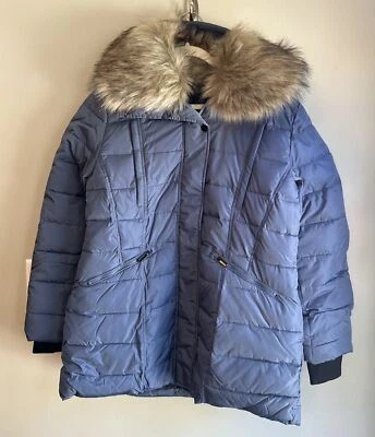 NUEVO SIN ETIQUETAS - Chaqueta acolchada Fleet Street Storm para mujer || Azul hielo || Grande Foto 1 de 4