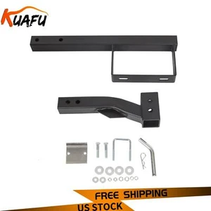 KUAFU RV Truck Spare Tire Mount Rack Carrier Powder Coated Rack for 2" Receivers - Picture 1 of 14
