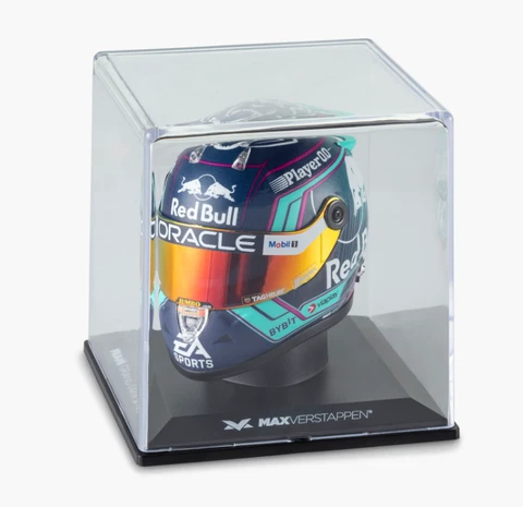 Red Bull Max Verstappen 2023 Miami helmet 1:4 scale 1/4 Cover