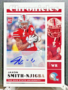 Jaxon Smith-Njigba 2023 Chronicles Draft Picks ROOKIE Auto #/49 SEATTLE MINT😁