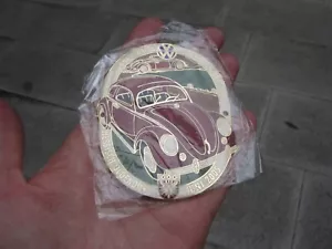 VW ENAMEL BADGE MEETING HESSISCH OLDENDORF 2005 BREZEL SPLIT BUG KÄFER SAMBA T1 - Bild 1 von 4