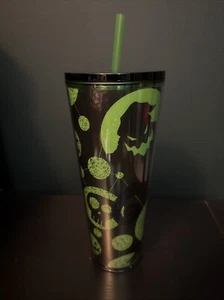 Disney The Nightmare Before Christmas Starbucks® Becher mit Strohhalm - IN HAND! - Bild 1 von 4