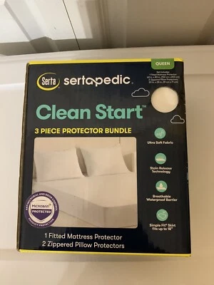 Clean Start queen size waterproof mattress protector - Image 1 of 4