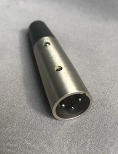 Switchcraft A3M Series 3 Pin XLR Mic Male Cable End Connector Silver 60s Vintage - Picture 1 of 7