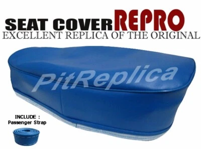 HONDA SEAT COVER SUPER HAWK CB77 CB72 305 EARLY MODEL *FLAT*  W/ STRAP [ACAAS] - Image 1 of 4